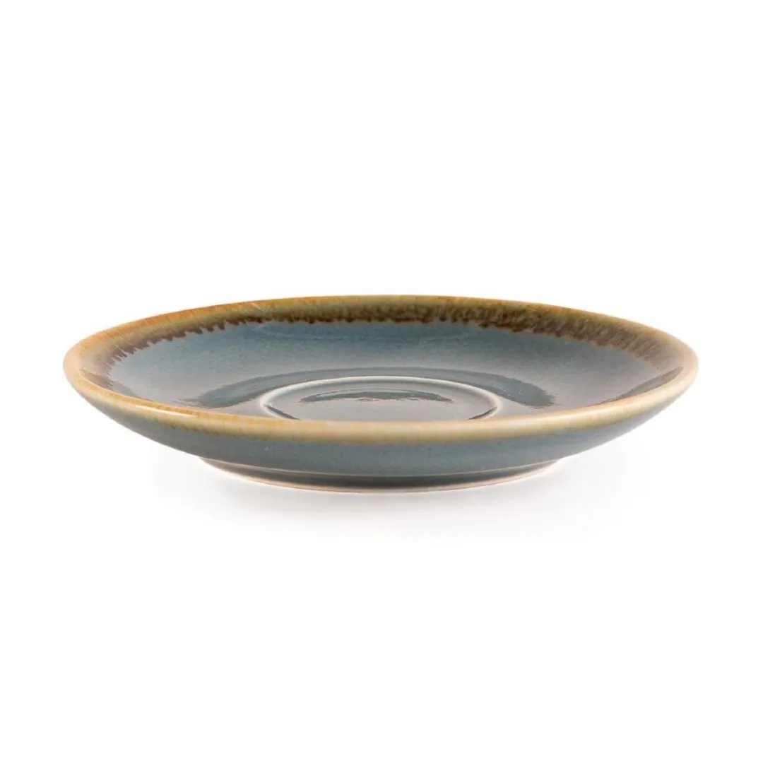 Olympia Kiln Espressoschotel Blauw Ø11,5cm - Set van 6