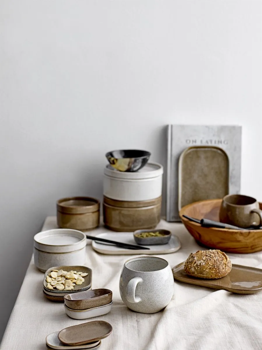 Bloomingville Addison Stoneware Theemokken Set - 3 Stuks - 500ml - afbeelding 6 van 6
