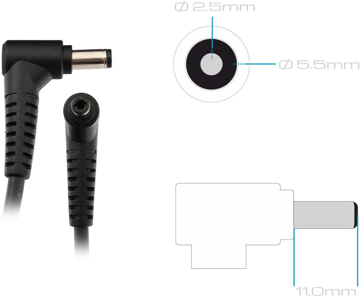 Lenovo 0713A1990 Oplader 90W - Zwart