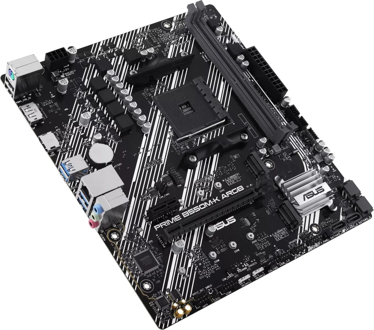 ASUS PRIME B550M-K ARGB B550 Micro-ATX Moederbord