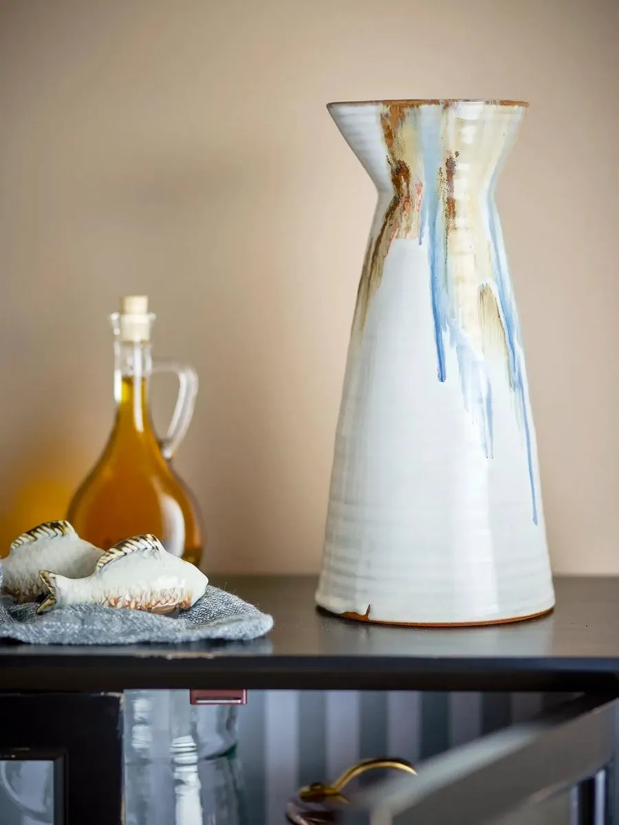 Bloomingville Kan Nettie Aardewerk - 1,3L - Blauw