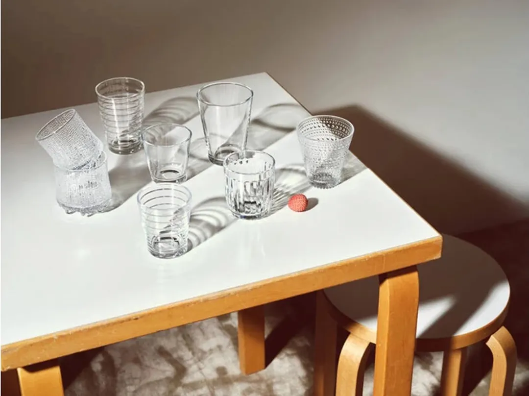 Iittala Jasper Morrison Raami Glas 26cl - Set van 2 - Rood