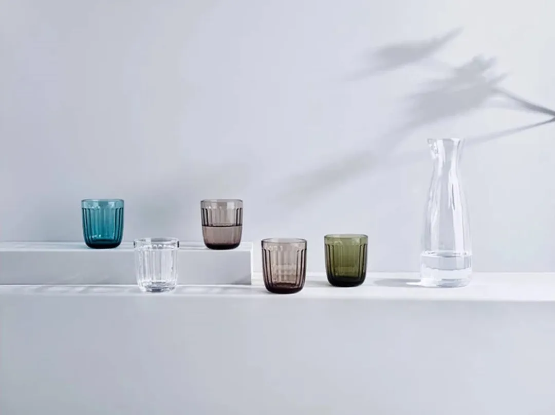 Iittala Jasper Morrison Raami Glas 26cl - Set van 2 - Rood