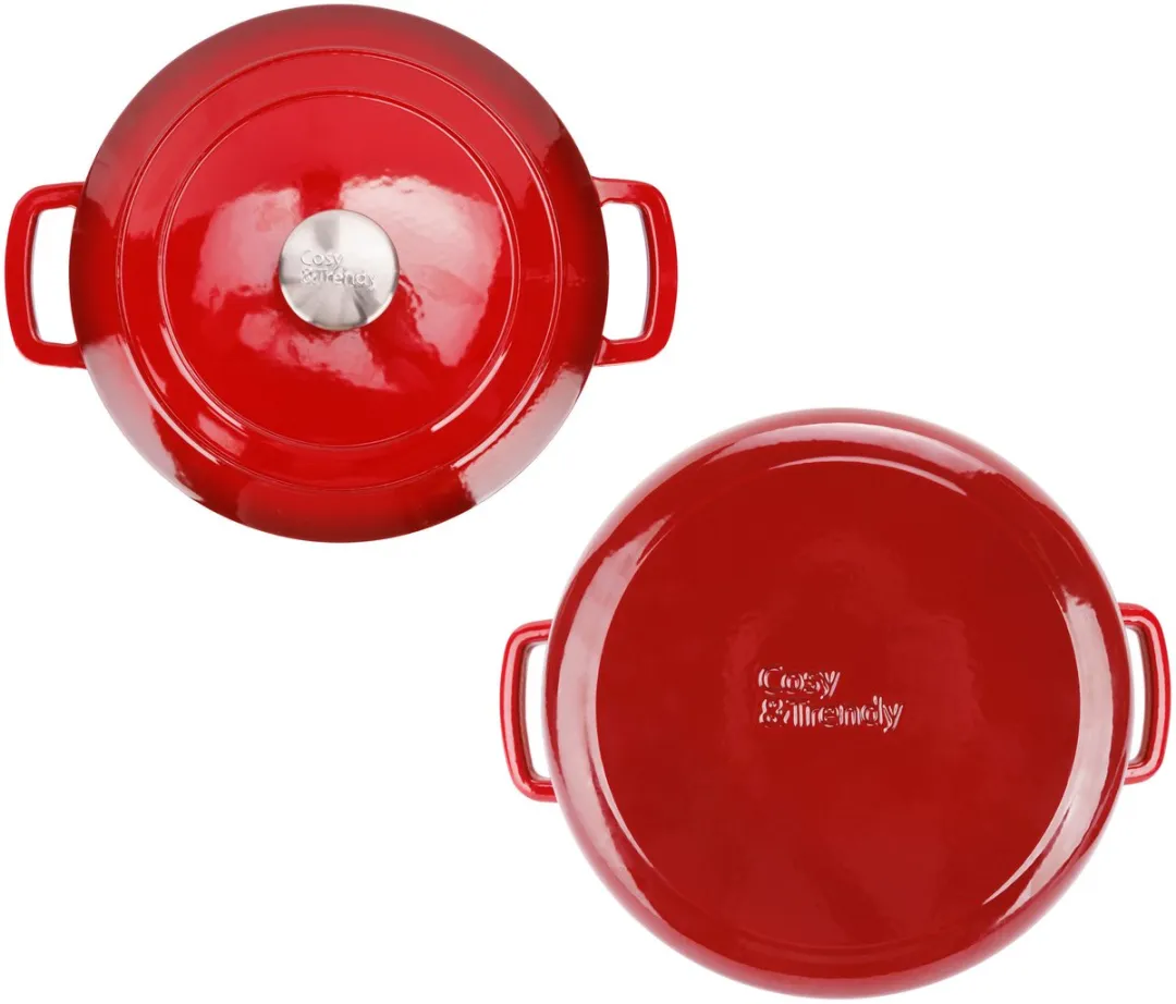 Cosy&Trendy Braadpan Stoofpan 3.2L Rood
