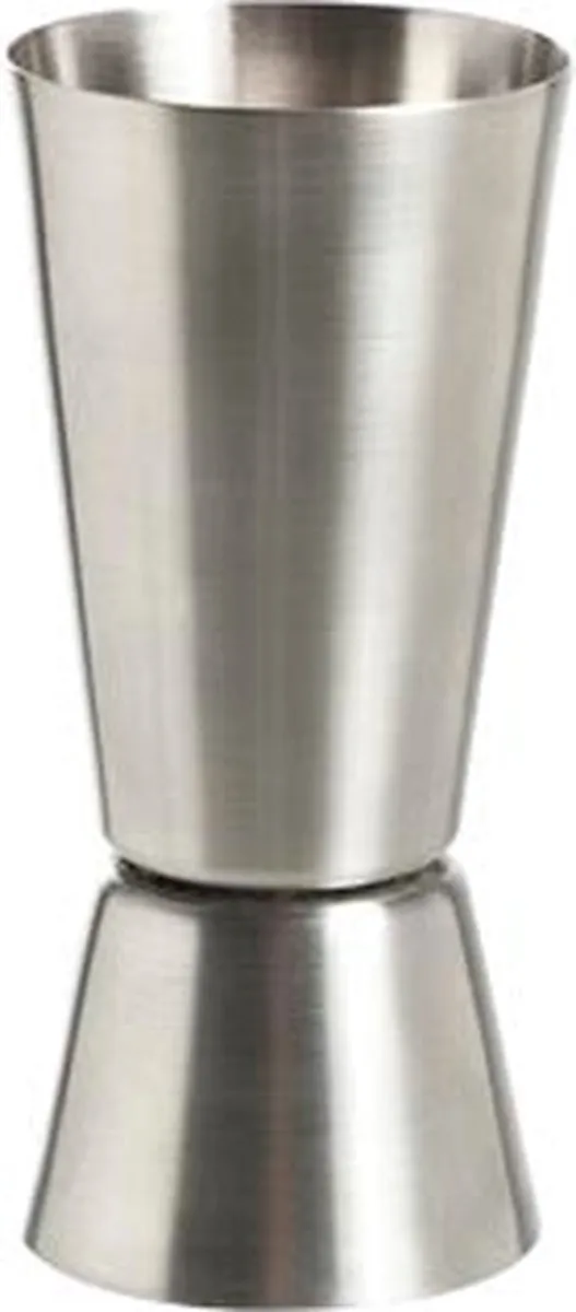 Cosy&Trendy Drankmaatbeker RVS - 20/40ml - Zilver
