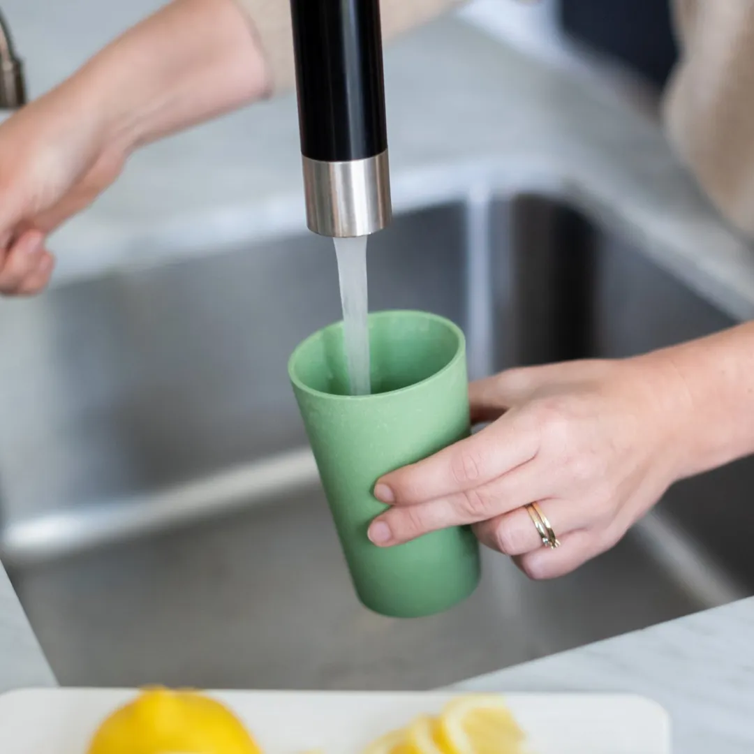 Koziol Organic Drinkbekers 0.35L - 2 Stuks Groen
