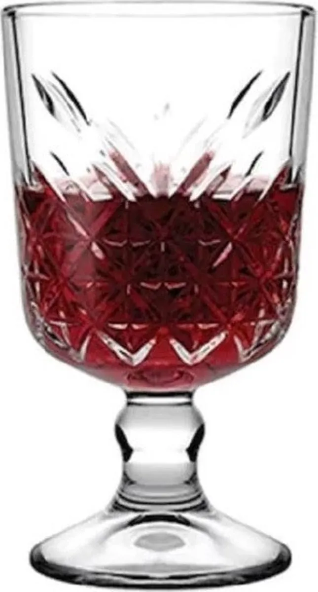 Pasabahce Timeless Wijnglazen 33cl - Set van 4 - Transparant