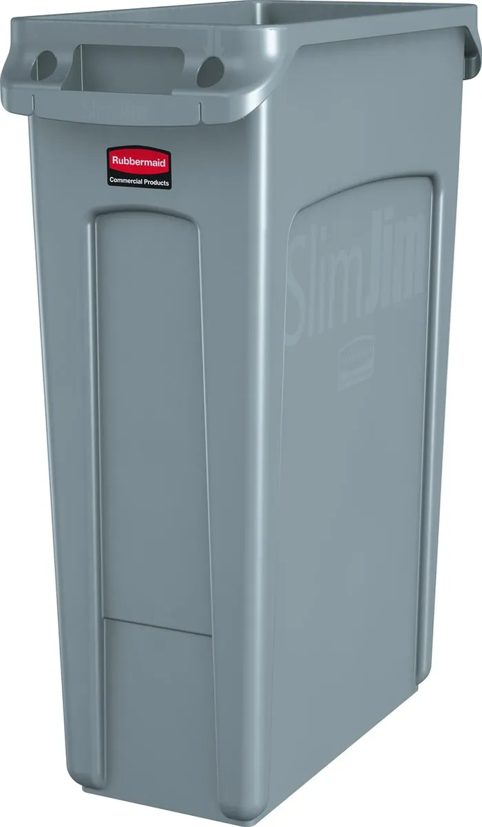 Rubbermaid Slim Jim Container met Luchtsleuven 87ltr