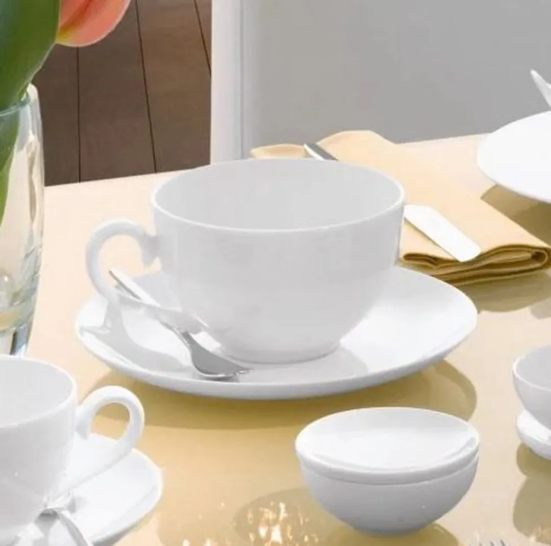 Villeroy & Boch Stella Hotel Koffiekop 180ml - Fine Bone China - Wit - 12 Stuks