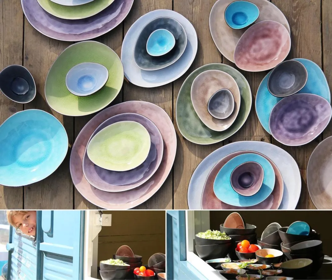 Cosy&Trendy Streetfood Festival Schaal - Ovaal - 10.5 cm -x 8 cm x 6 cm - Set-4