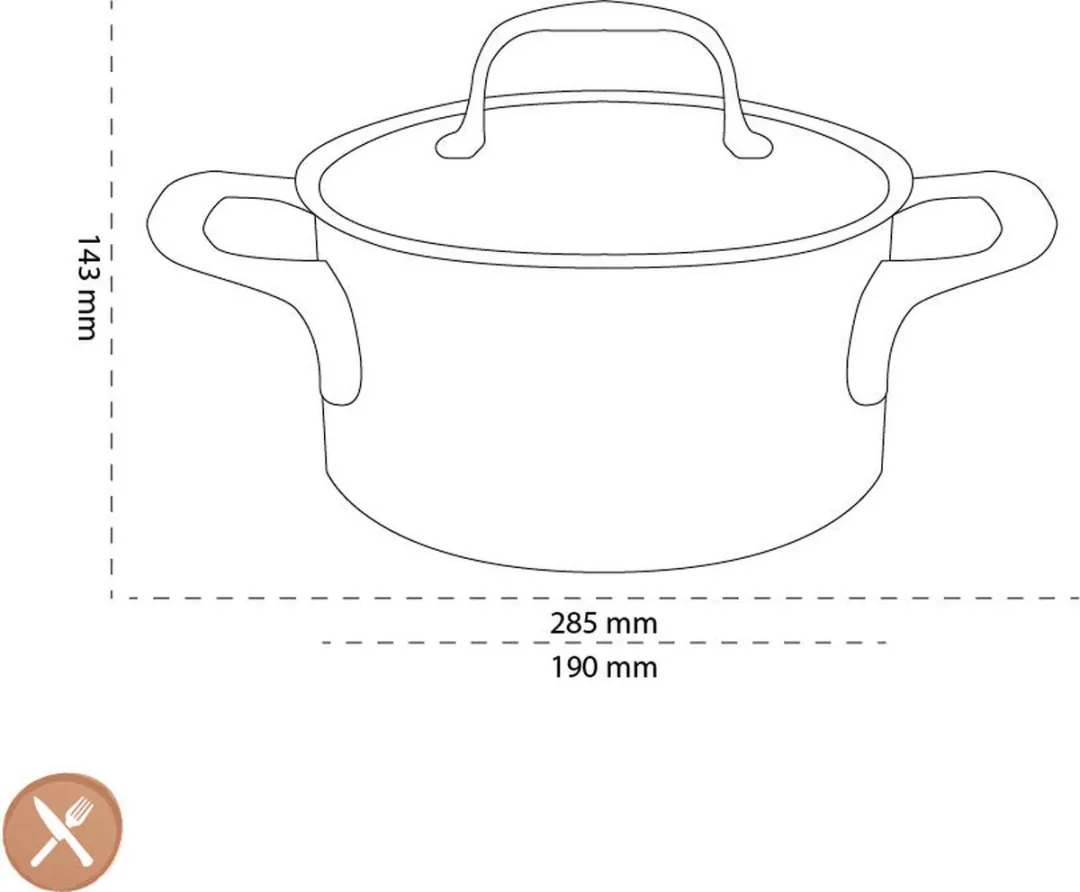 Demeyere Atlantis Kookpan Ø18cm 2,2L - Zilver