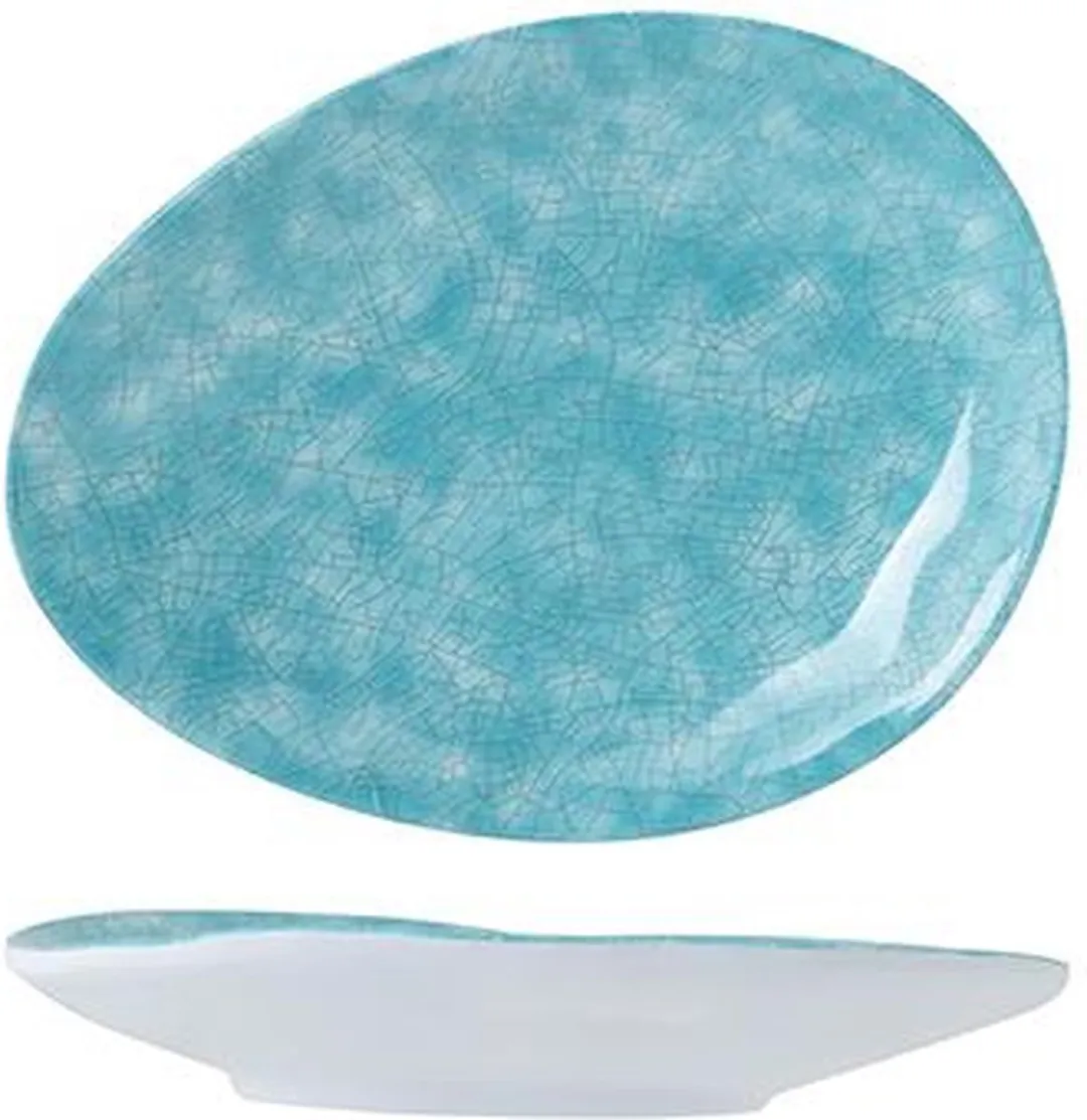 Cosy&Trendy Streetfood Go Azzuro Plate 15x11,5cm