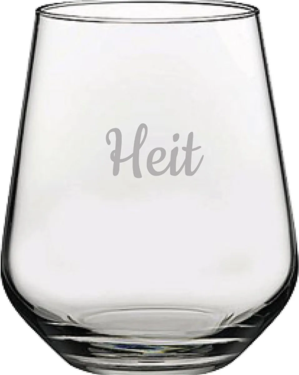 Pasabahce Gegraveerd Drinkglas 42,5cl Heit