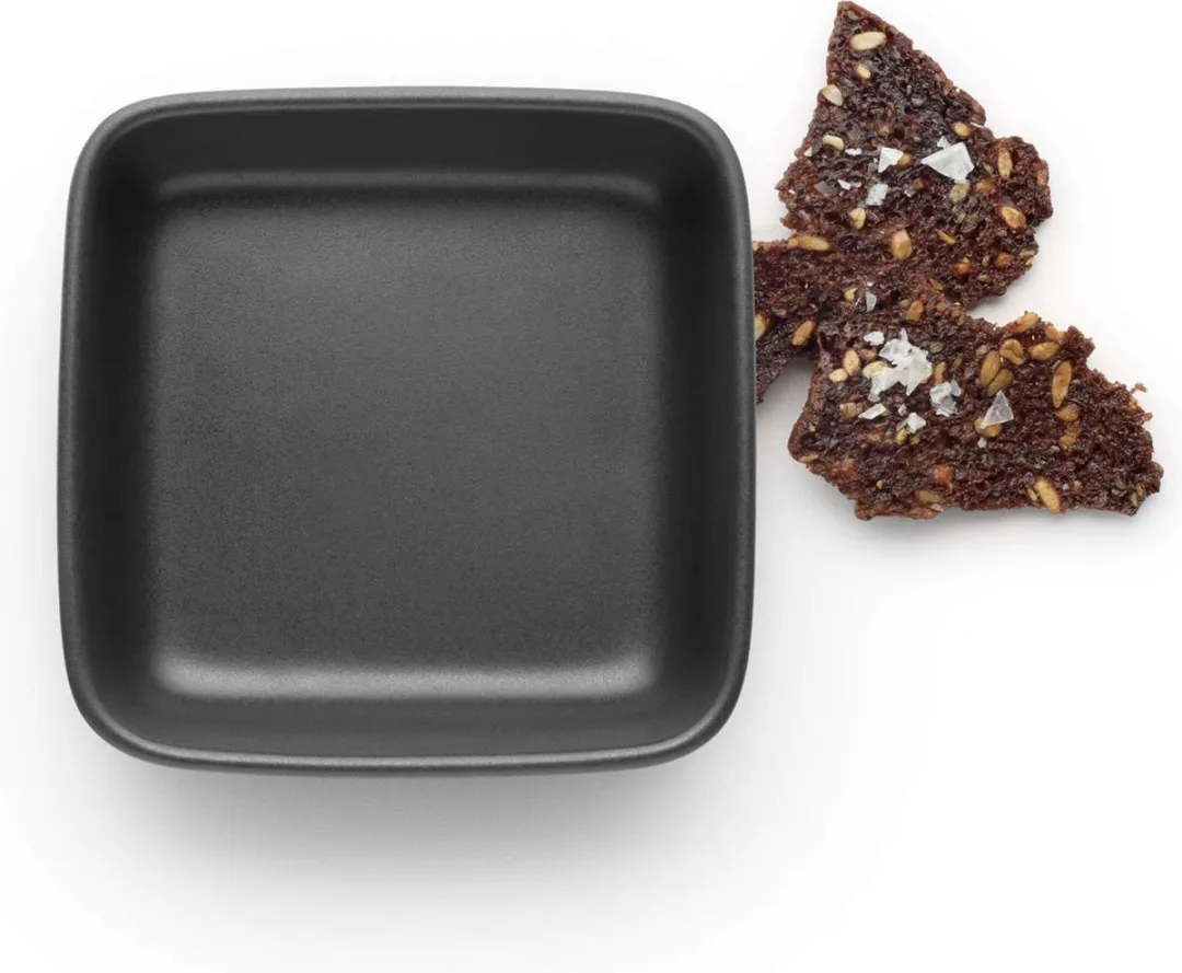 Eva Solo Nordic Kitchen Bord 11x11cm - Zwart Porselein