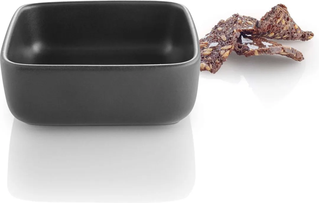 Eva Solo Nordic Kitchen Bord 11x11cm - Zwart Porselein