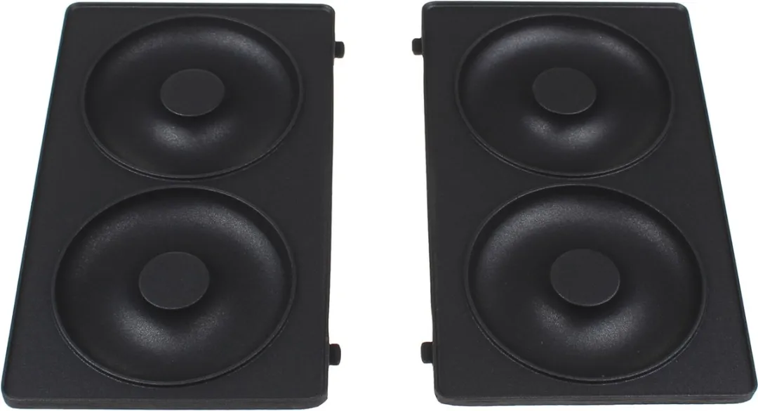 Tefal XA801612 Tosti IJzer Grill - 2 Stuks - Zwart
