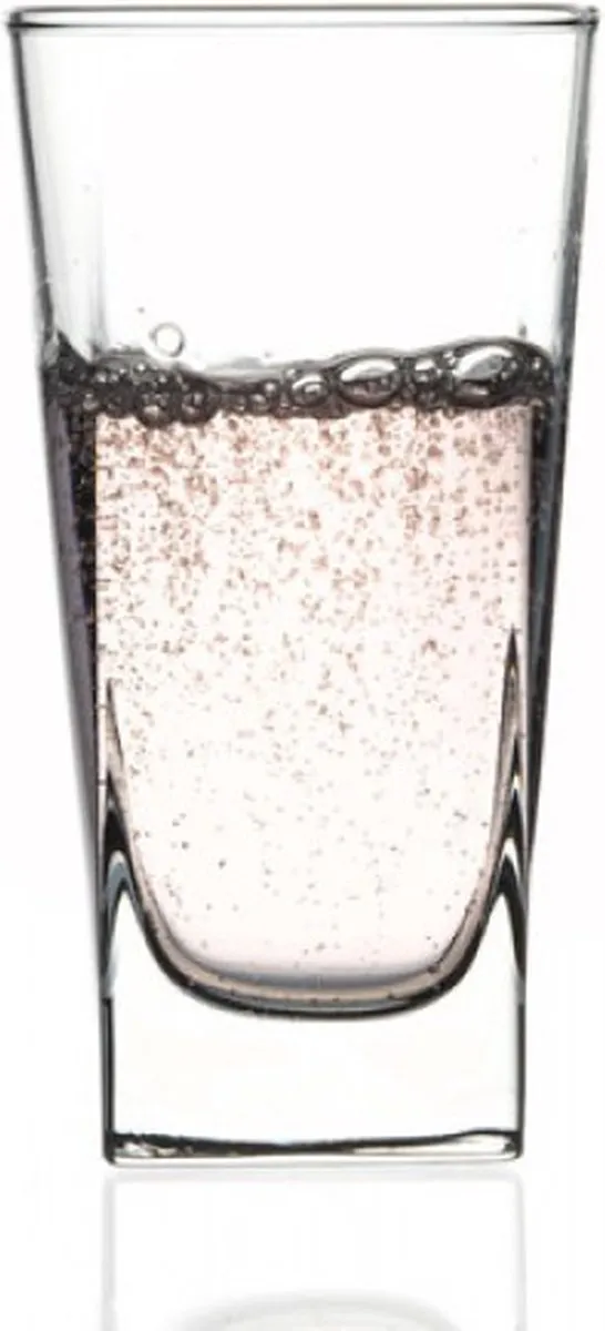 Pasabahce Carre Drinkglazen - 6x 290ml Multi