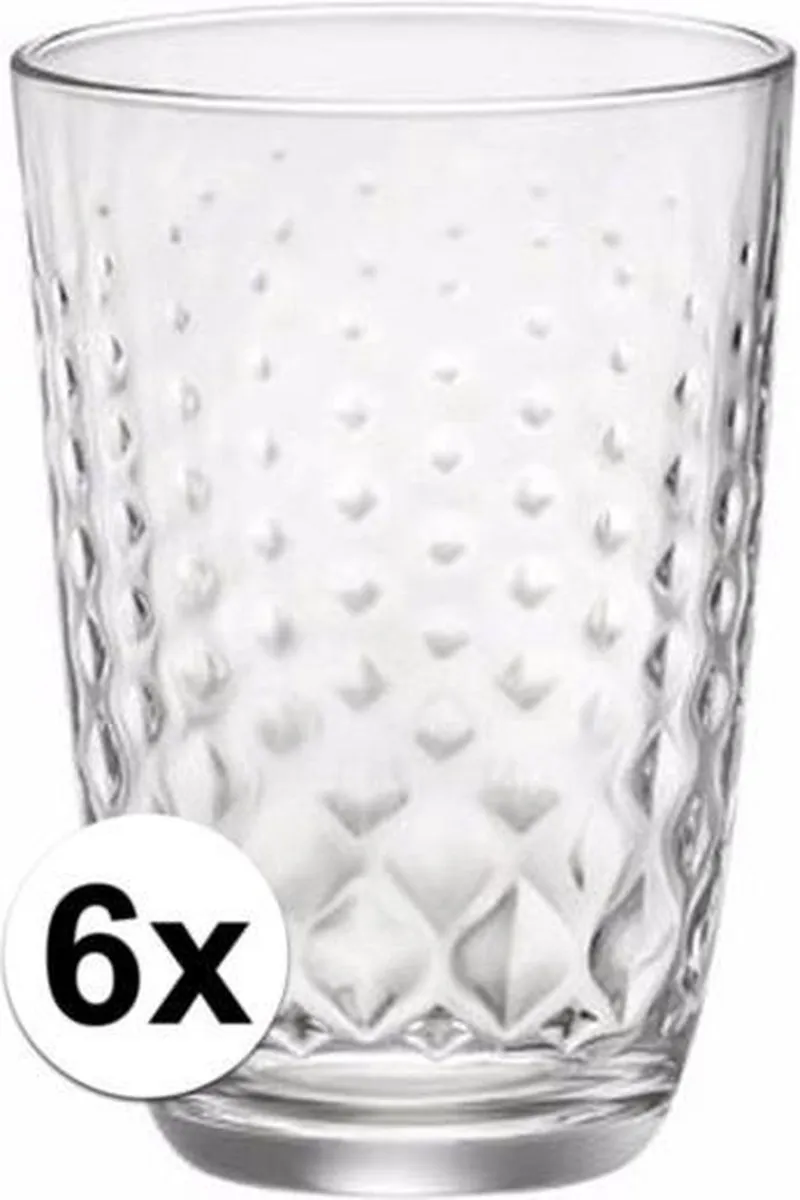 Bormioli Rocco Glit Waterglazen 390ml - 6 Stuks