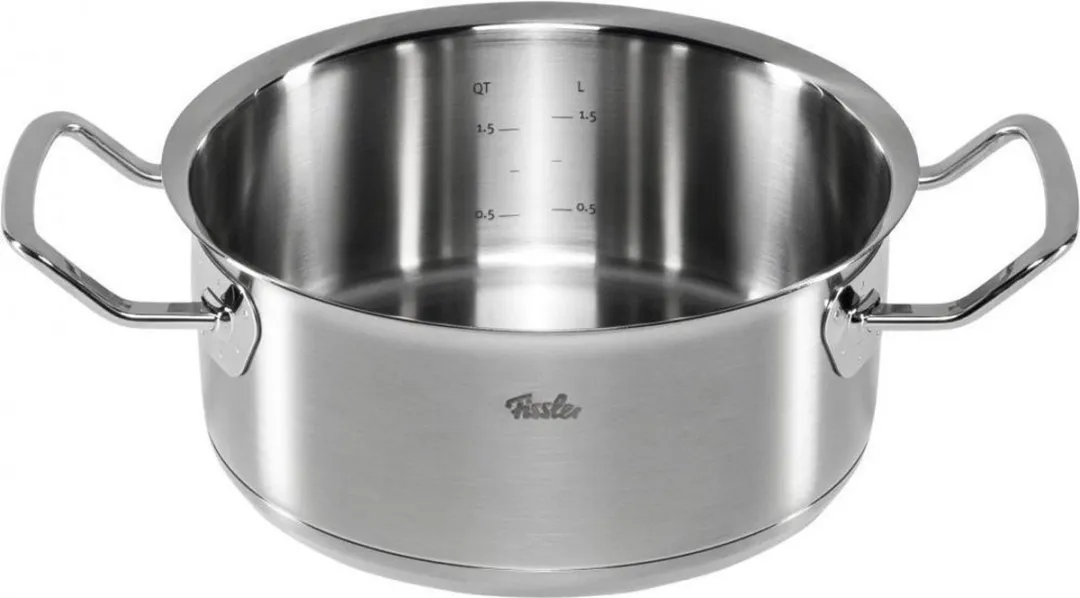 Fissler Original Profi Collection 5-delige Set + Braadpan Ø24cm - 6 Stuks - Zilver