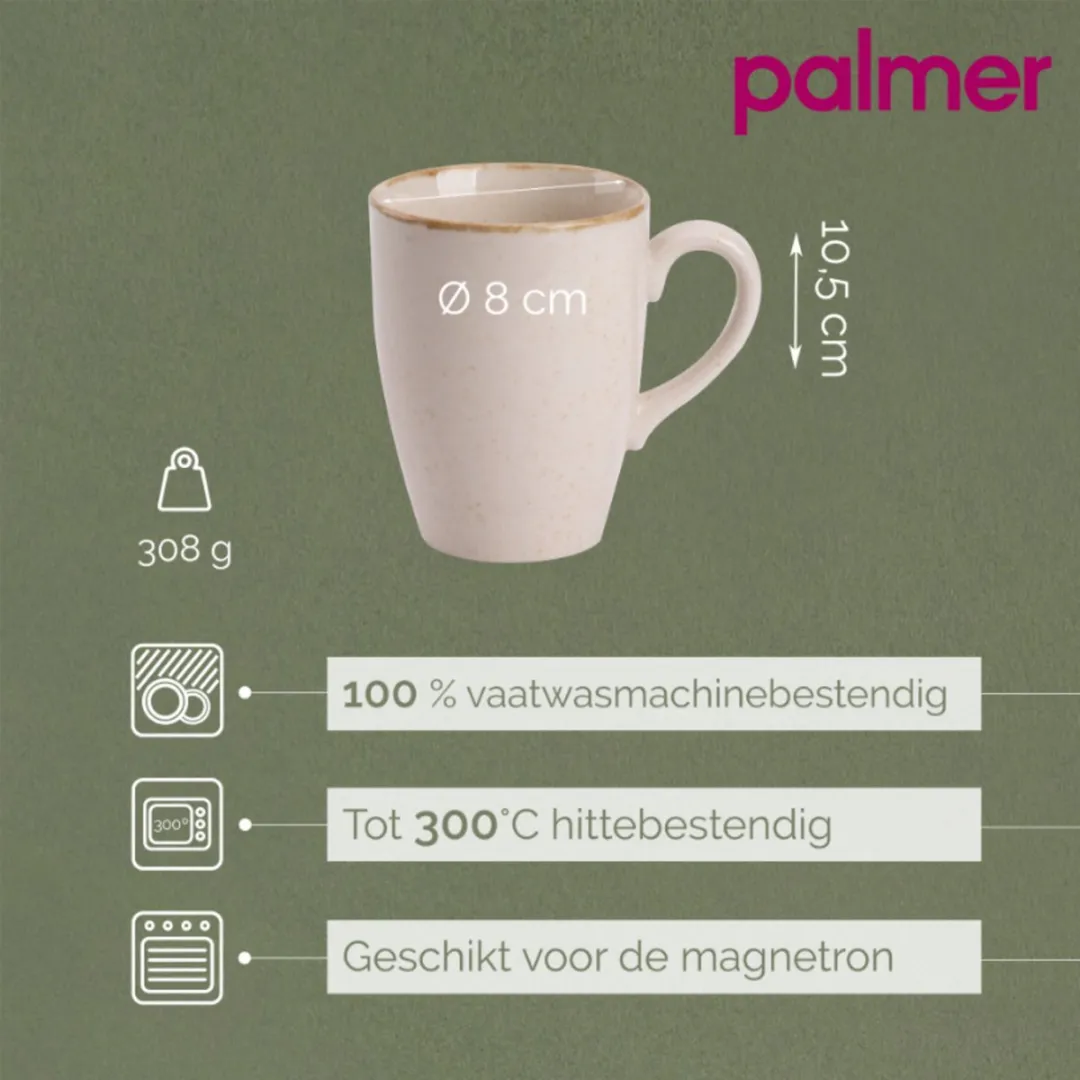 Palmer Antigo Mokken 30cl - 2 Stuks - Crème