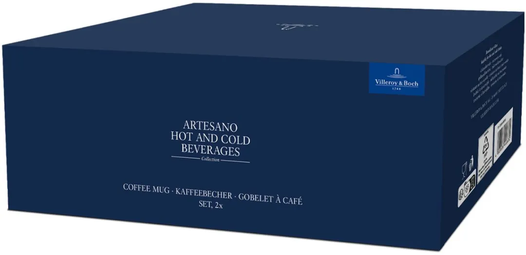 Villeroy & Boch Artesano Koffiebeker Set 2x 180ml - Transparant