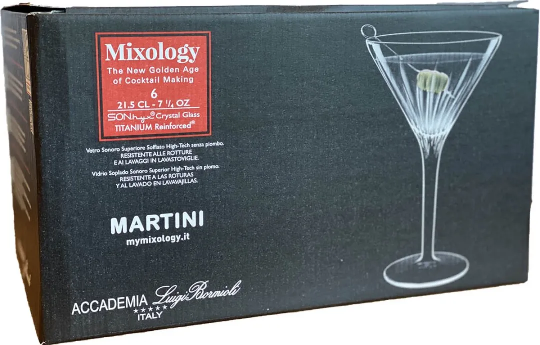 Luigi Bormioli Mixology Martiniglas 21,5cl - 6 Stuks