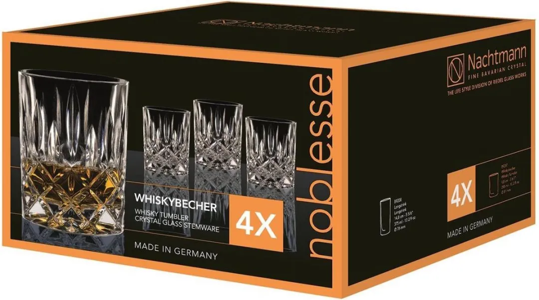 Nachtmann Noblesse Whiskyglas 295ml - Set 4 Stuks - afbeelding 6 van 6