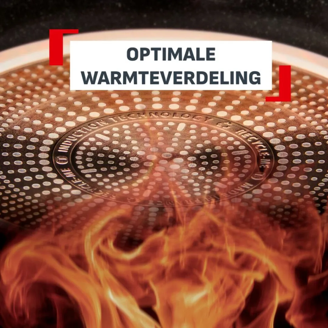 Tefal Experience Koekenpan 28cm Fusion Core - Zwart