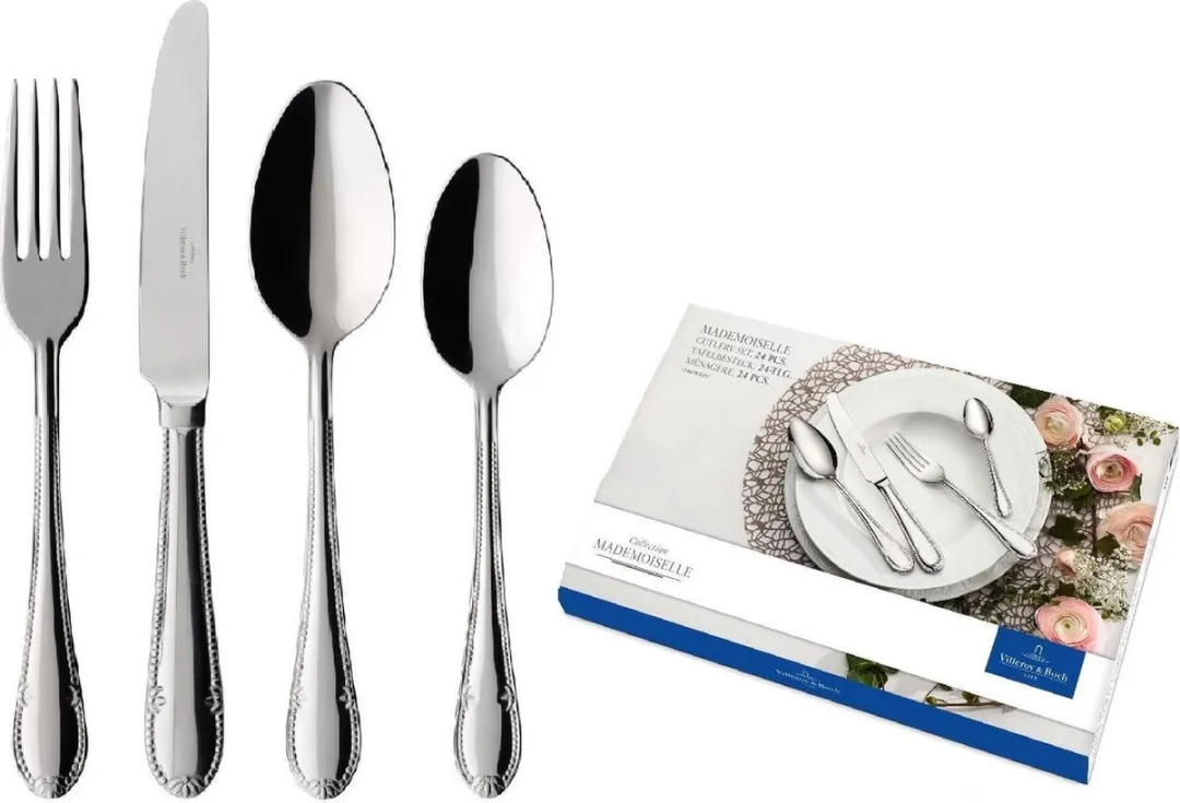 Villeroy & Boch Mademoiselle Bestekcassette 24-delig