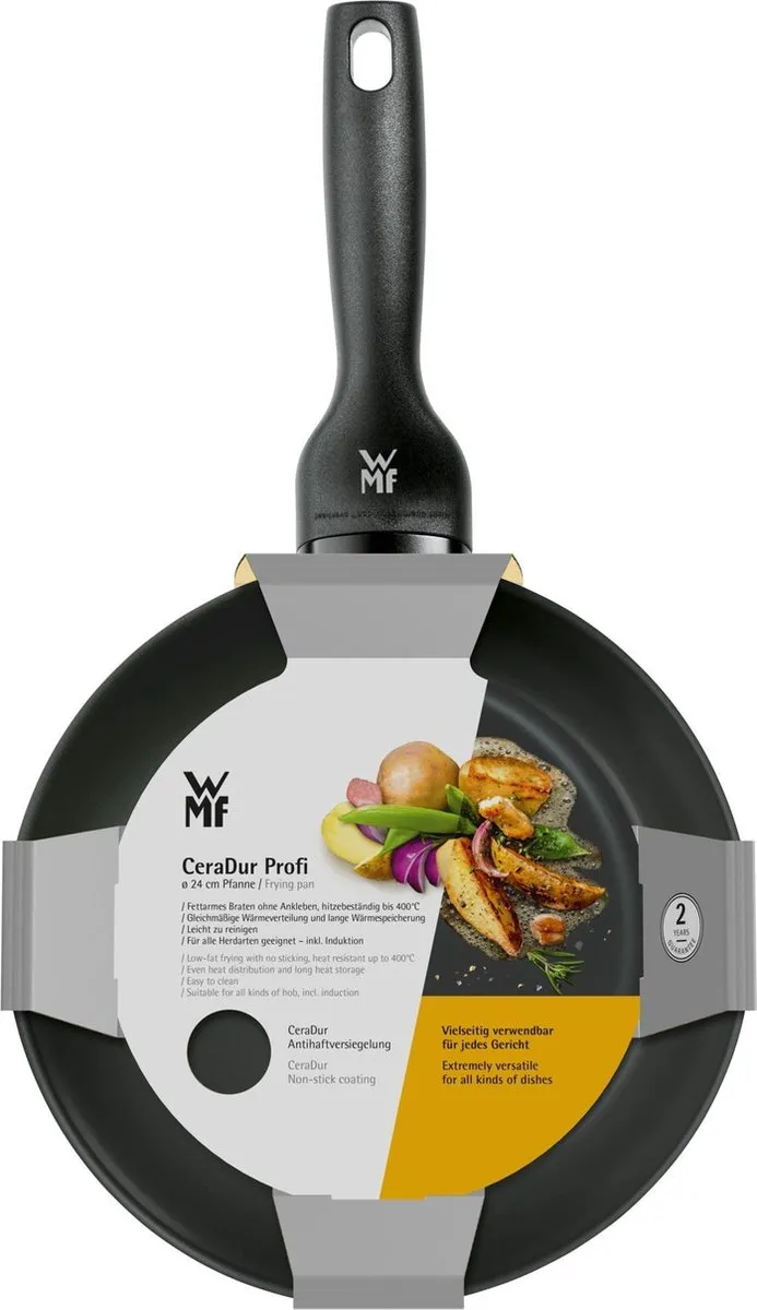 WMF CeraDur Profi Koekenpan 24cm - Inductie - Zilver