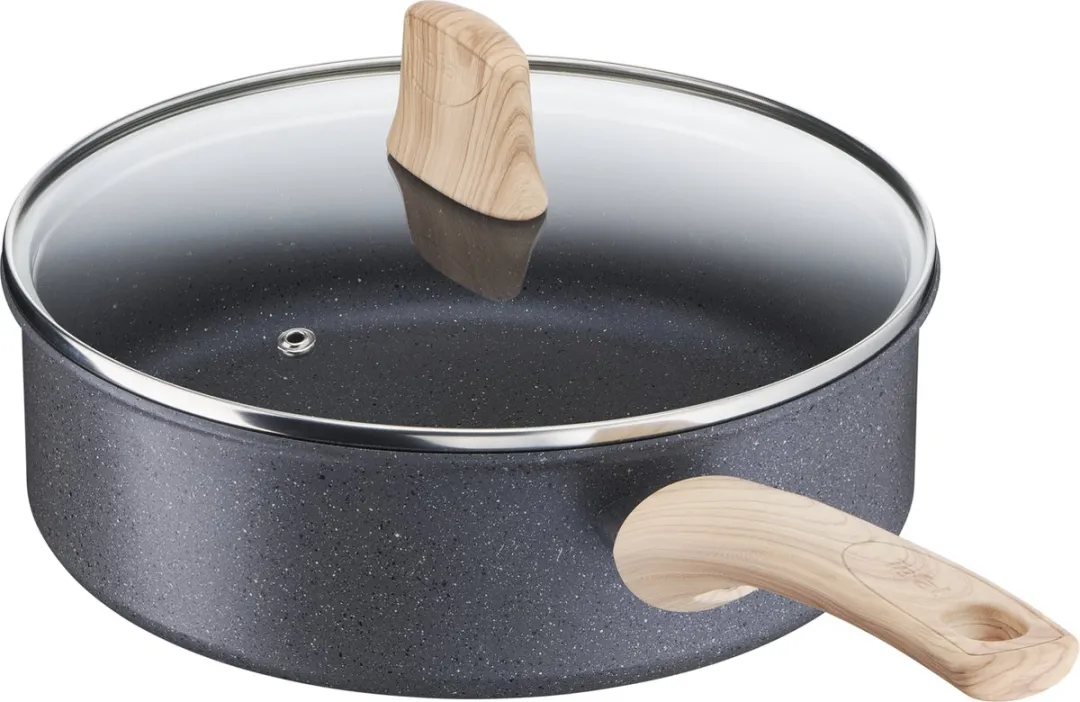 Tefal Natural Force Hapjespan 24cm - Grijs - afbeelding 3 van 6