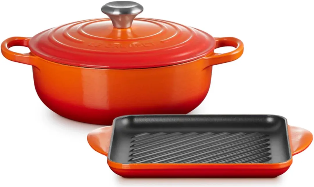 Le Creuset Signature Braadpan & Grillplaat 24cm