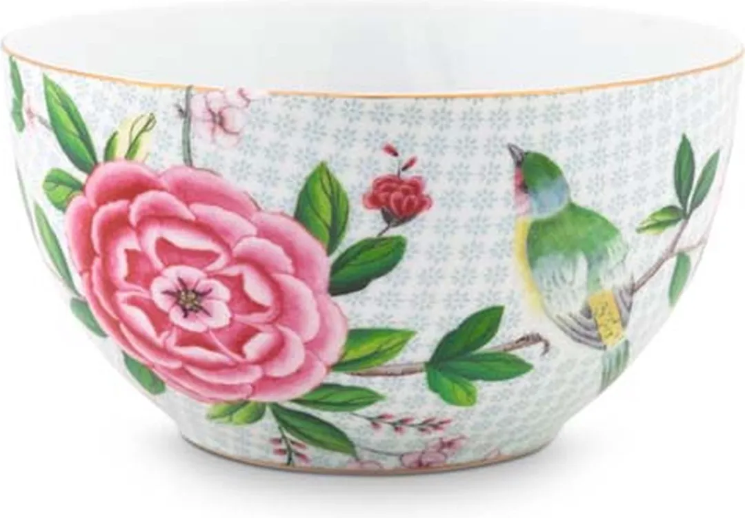 Pip Studio Blushing Birds Kommen Set 2 - 15cm - Wit