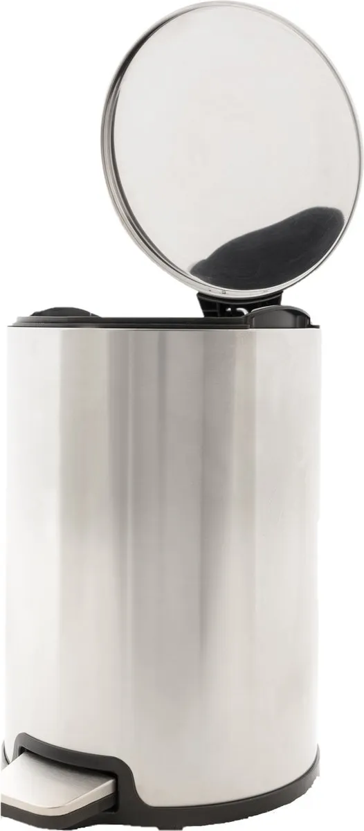 Cosy&Trendy Vuilnisbak Pedaalemmer 12L - Zilver