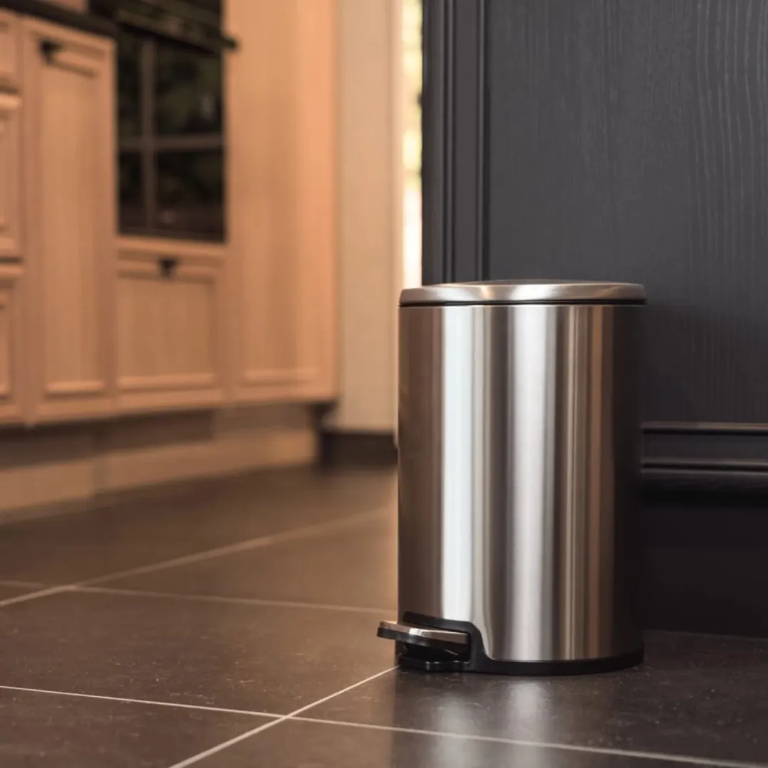 Cosy&Trendy Vuilnisbak Pedaalemmer 12L - Zilver