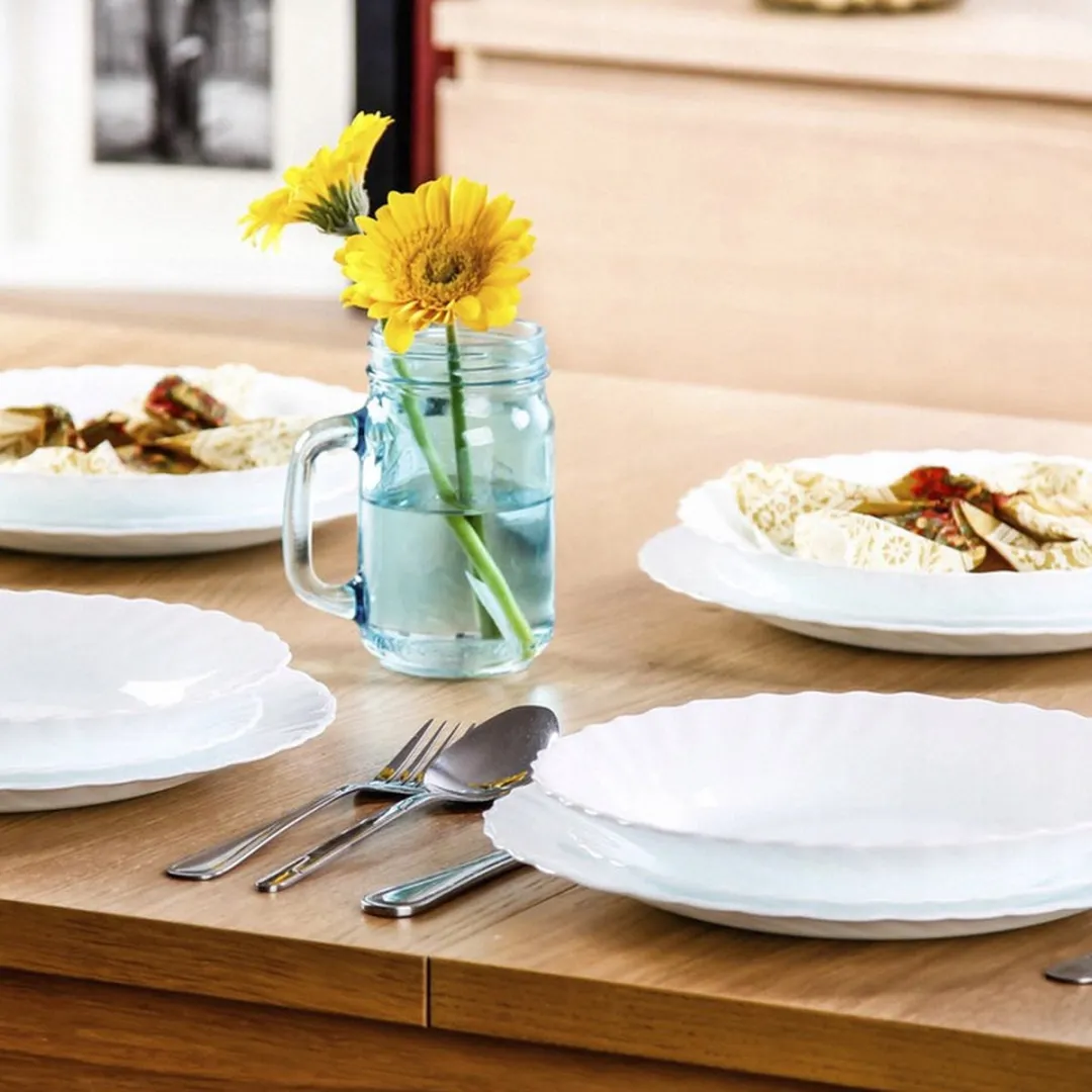 Bormioli Rocco Prima 3K5588 Serviesset 18-delig - Opaalglas - 6 Personen