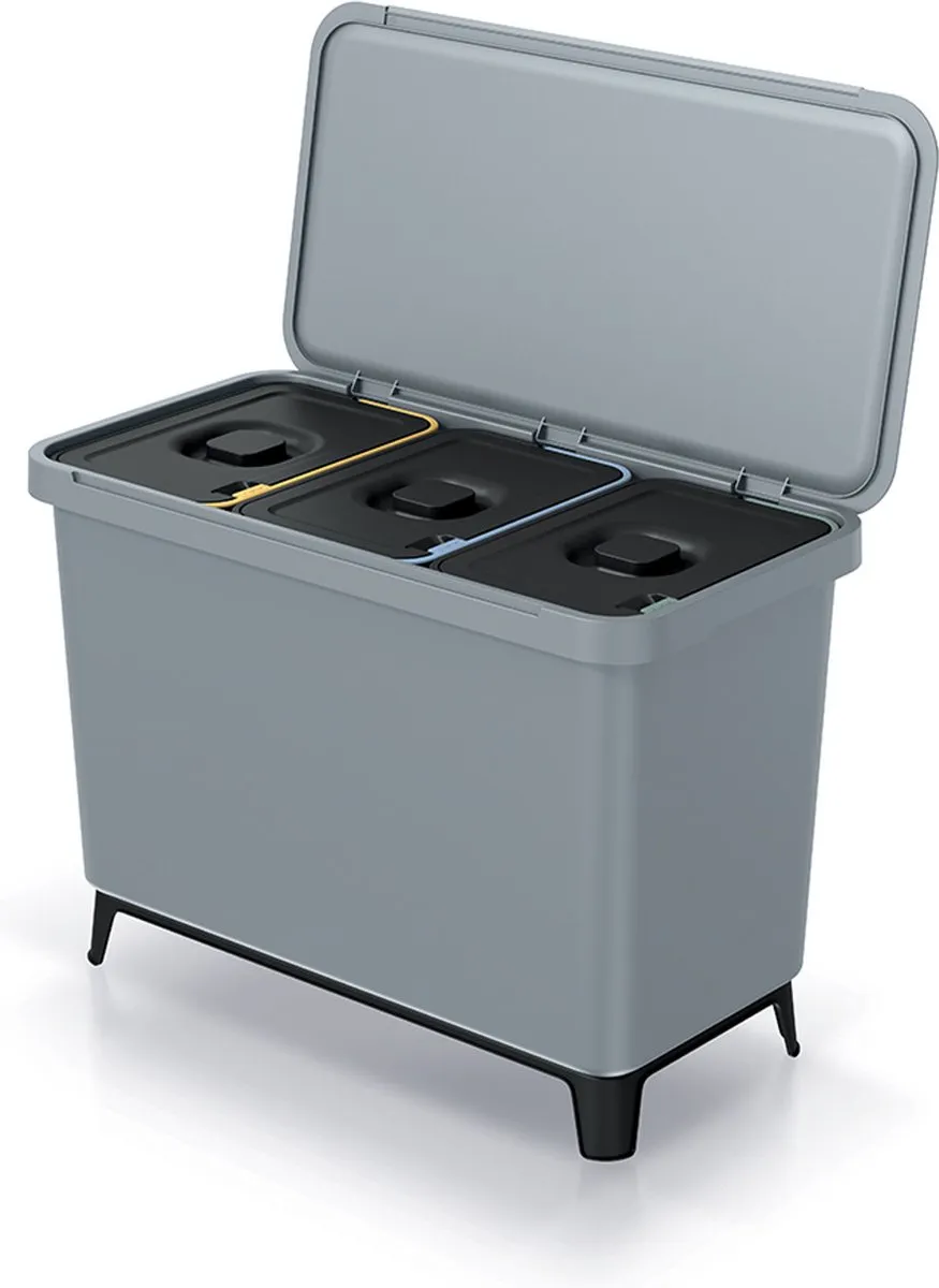 Prosperplast Keden SYSTEMA Afvalbak 3x10L