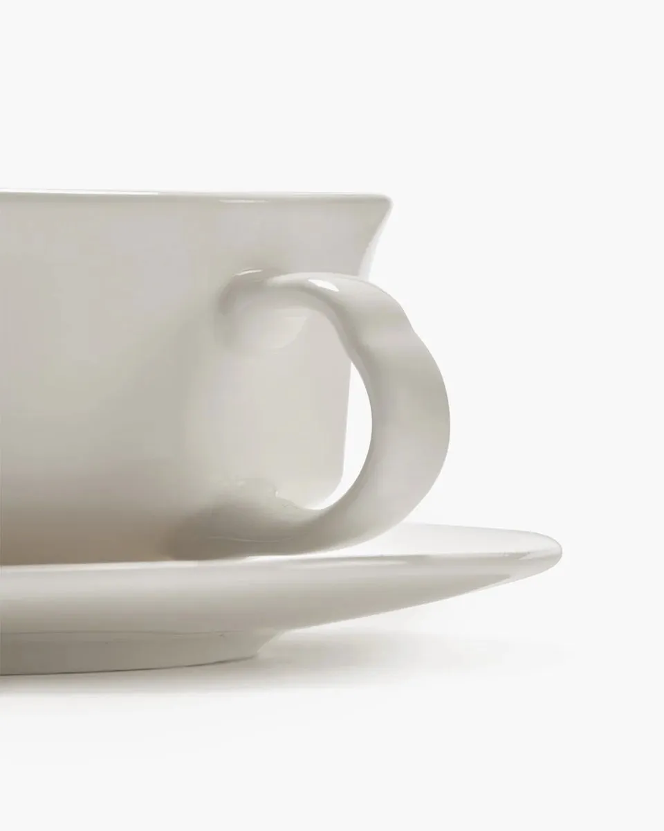 Serax Sergio Herman Silhouette Espressokop 10cl - Wit - 4 Stuks