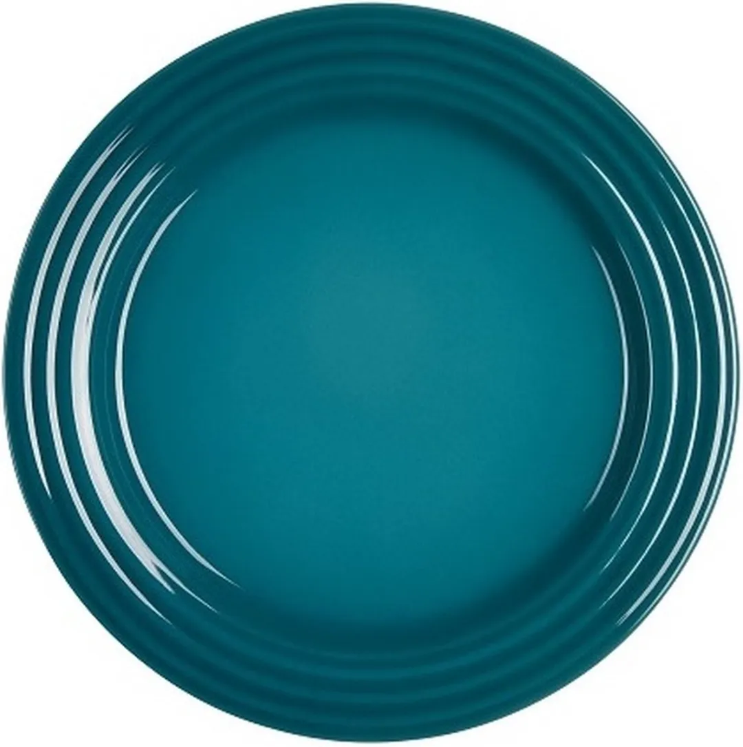 Le Creuset Ontbijtbord Deap Teal 22cm
