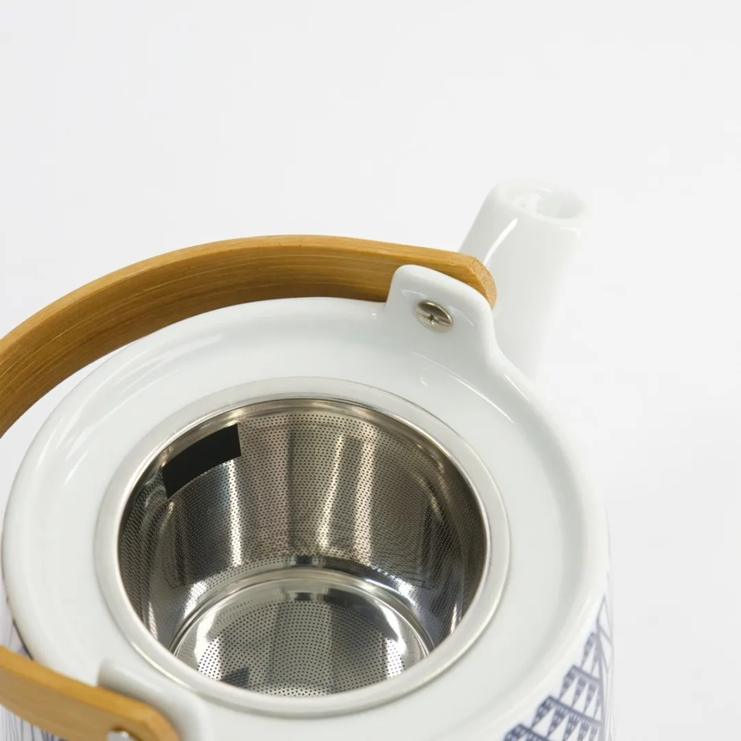 Tokyo Design Studio The Blue D 1000ml Theepot - 1L - Porselein - Made in Japan