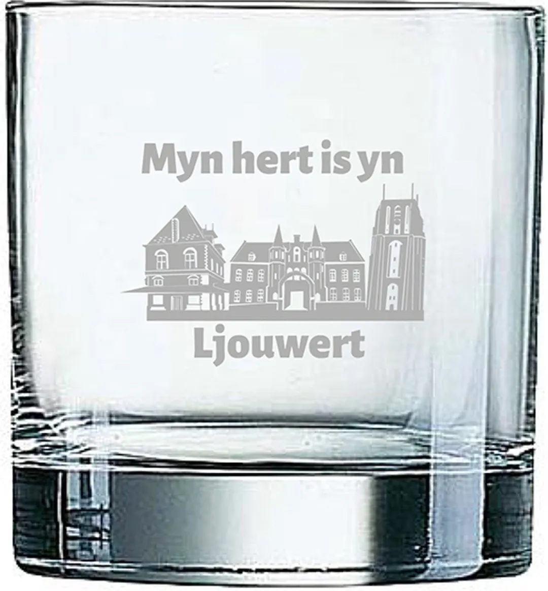 Arcoroc Ljouwert Gegraveerd Whiskeyglas 38cl