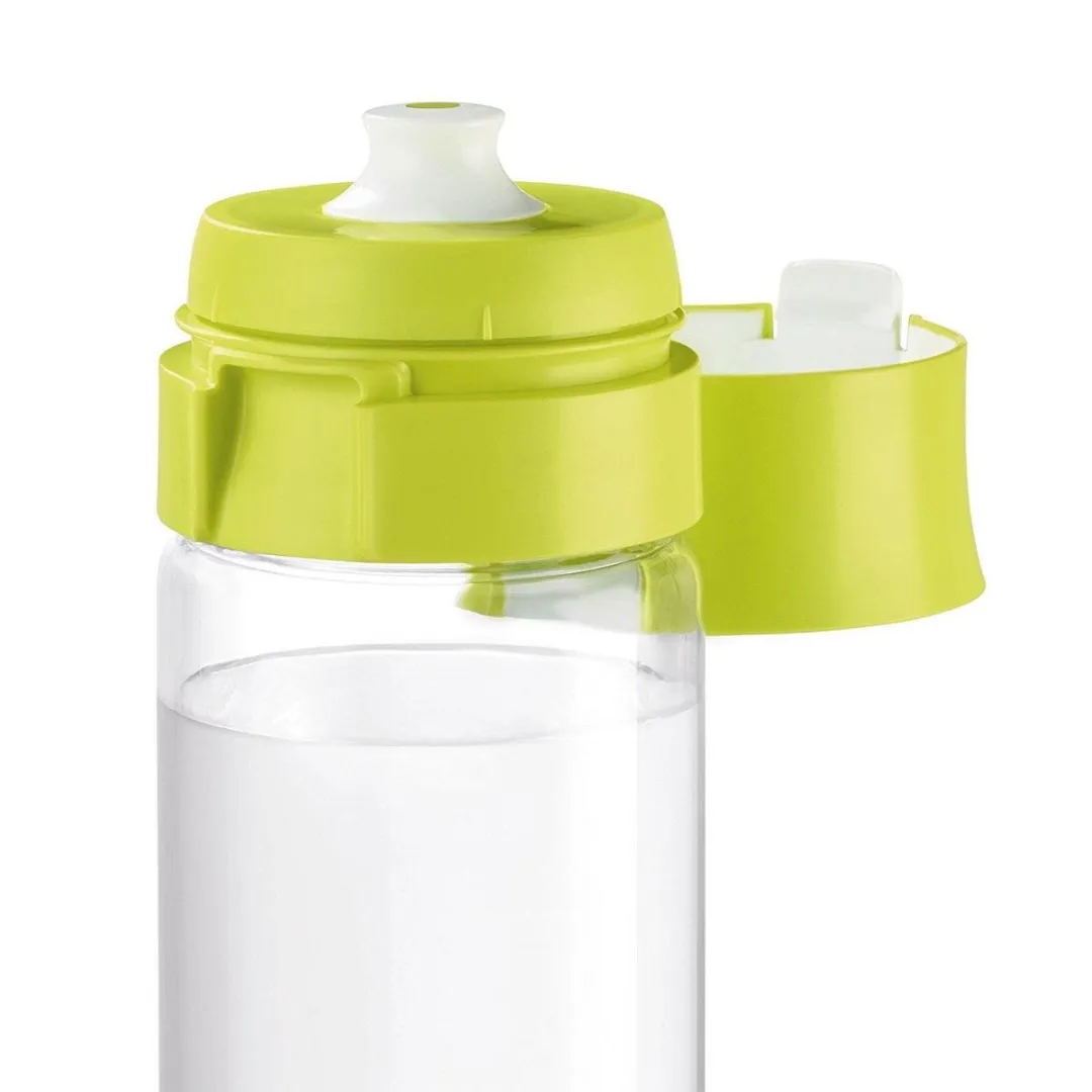 BRITA Fill&go Vital Microdisc Filterfles 600ml - Groen/Transparant - afbeelding 3 van 5