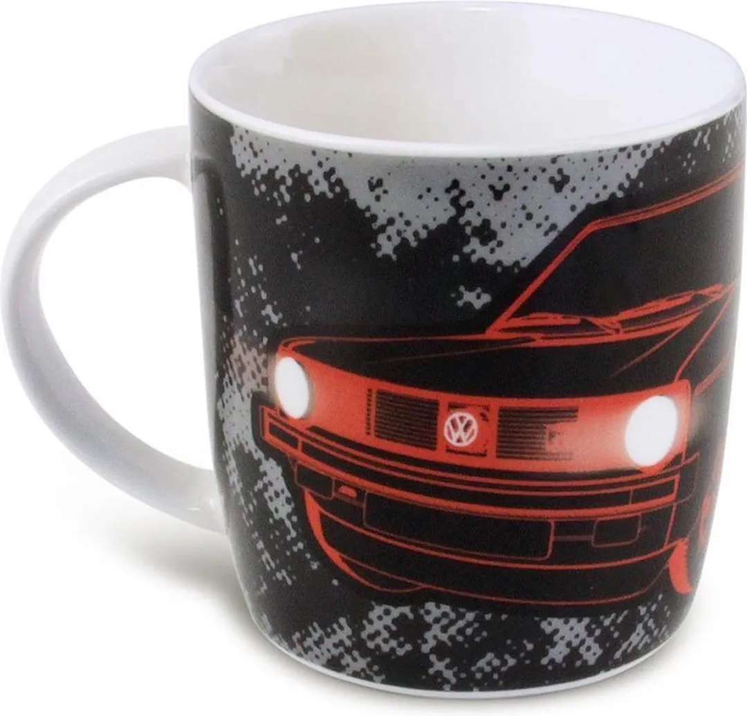 Volkswagen BRISA Koffietas Golf GTI 330ml - Zwart