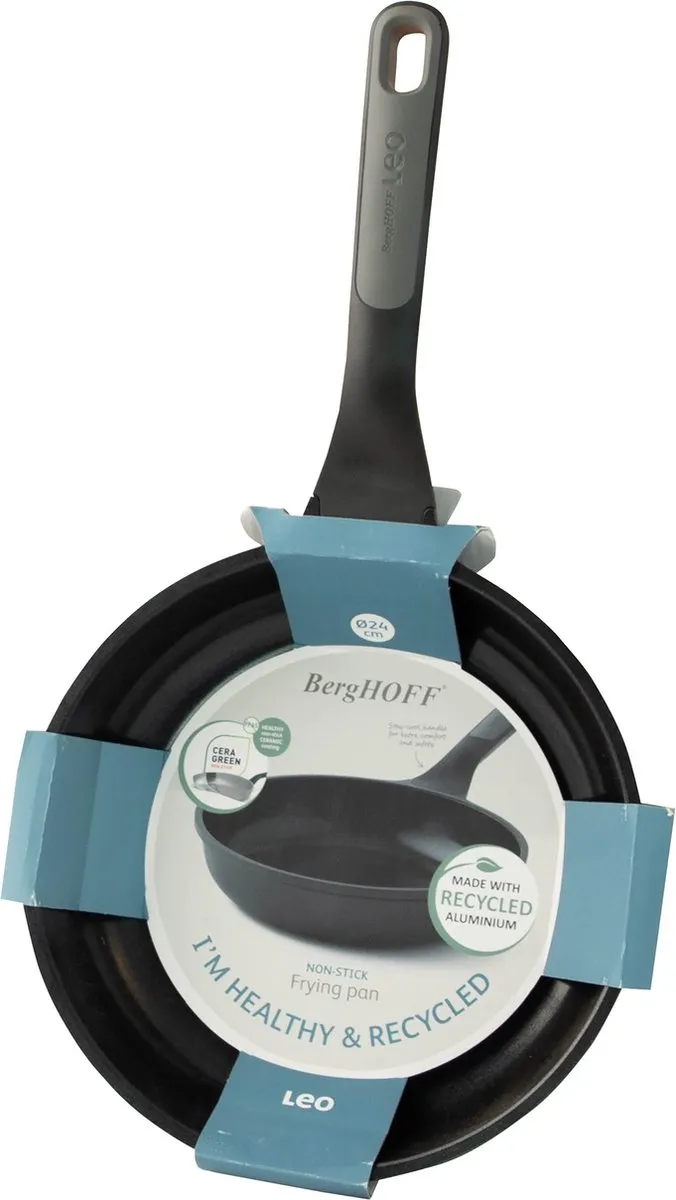 BergHOFF LEO Braadpan Stone+ Ø24cm - Grijs