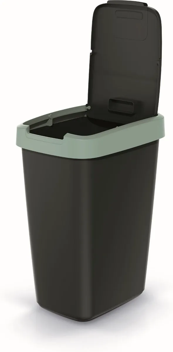 Prosperplast Prullenbak 12L - Groen Frame