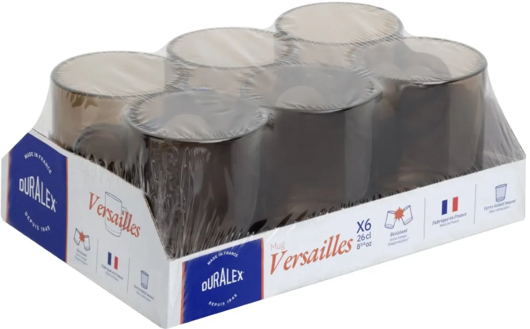 Duralex Versailles Theeglas 26cl - Set van 6