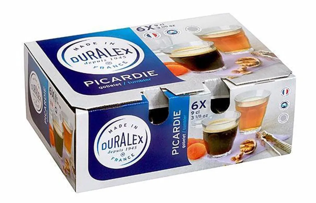 Duralex Picardie Espresso Waterglas 9cl - 6 Stuks