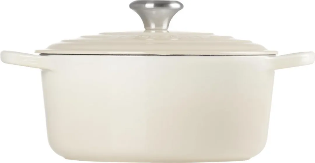 Le Creuset Signature Braadpan Meringue Ø24cm - 4,2L - afbeelding 6 van 6