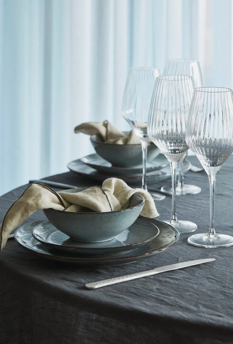 Broste Copenhagen Diep bord 22,5cm Nordic Sea