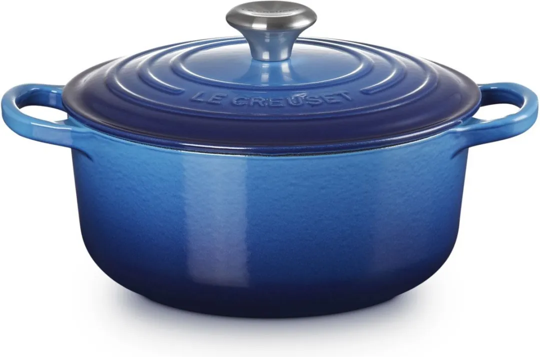 Le Creuset Signature Braad-/Stoofpan Azure 18cm